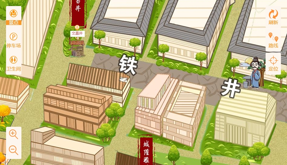 昌都智慧景区：手绘地图与语音导览的完美融合